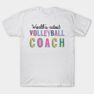 Volleyball Coach Gifts | World's cutest Volleyball Coach T-Shirt